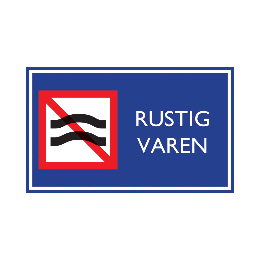 Nautic rustig varen - Bord 330x200 mm - 1271330013 - EAN 8711234061164 - aluminium sandwich dibond 3 mm