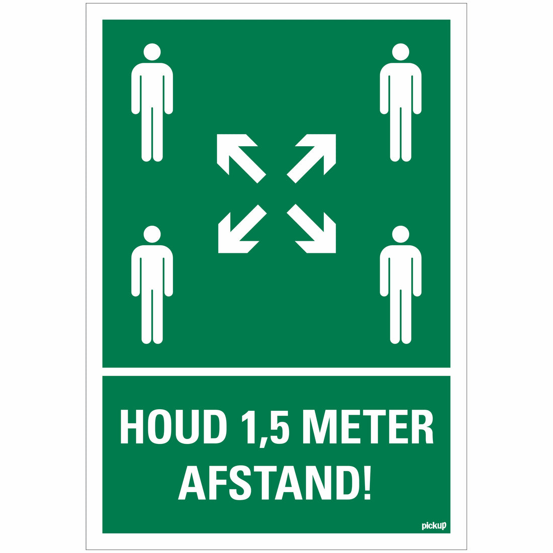 Bord 230x330 mm social distance distance sociale - 19 1272300024 EAN 8711234133694