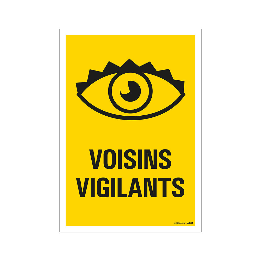 Panneau 230x330 mm Combi - Voisins Vigilants - 1272300410 - EAN 8711234129758 - hard kunststof polystyreen 1,5 mm