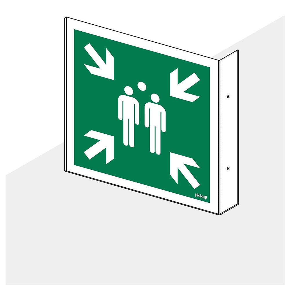 Haaks hoekbord verzamelplaats 150x150 mm - 1290150011 - EAN 8711234006806 - hard kunststof polystyreen 1,5 mm - inclusief boorgaten 2 zijdig