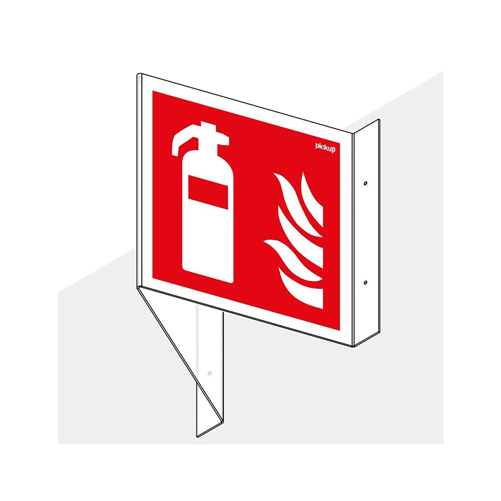 Panoramabord brandblusser 200x400 mm -1290200402 - EAN 8711234006509 - hard kunststof polystyreen 1,5 mm