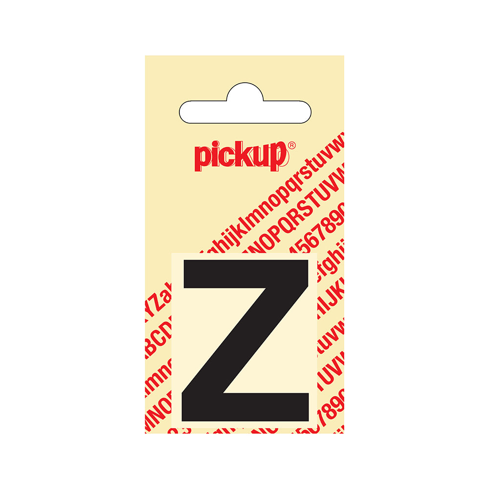 Plakletter Helvetica 40 mm - zwart Z - Helvetica - 31202040Z - EAN 8711234101259 - zelfklevend vinyl