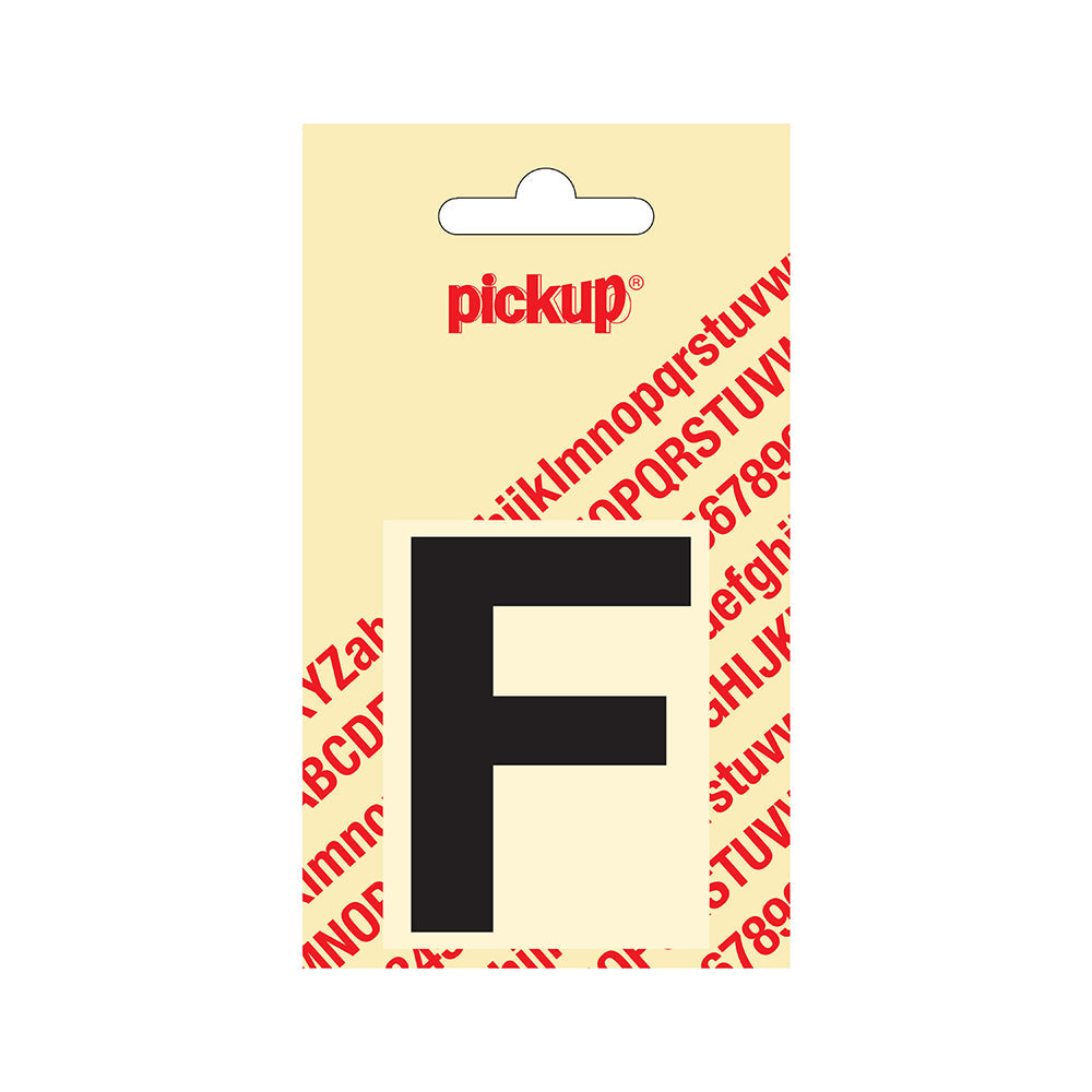Plakletter Helvetica 60 mm - zwart F - Helvetica - 31202060F - EAN 8711234121059 - zelfklevend vinyl