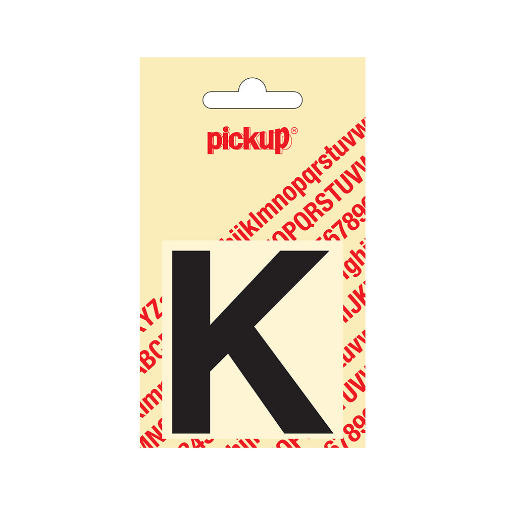 Plakletter Helvetica 60 mm - zwart K - Helvetica - 31202060K - EAN 8711234121103 - zelfklevend vinyl