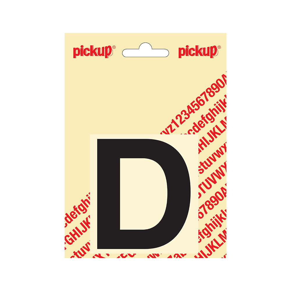 Plakletter Helvetica 80 mm - zwart D - Helvetica - 31202080D - EAN 8711234131034 - zelfklevend vinyl