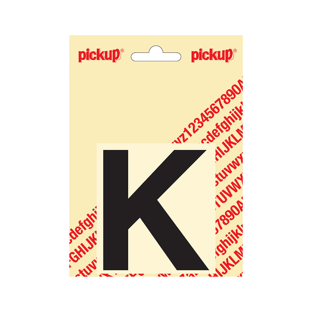 Plakletter Helvetica 80 mm - zwart K - Helvetica - 31202080K - EAN 8711234131102 - zelfklevend vinyl