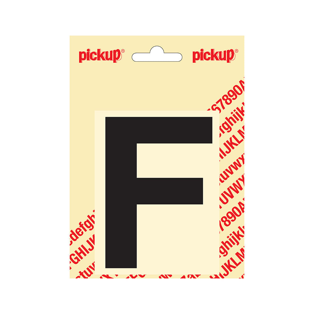 Plakletter Helvetica 100 mm - zwart F - Helvetica - 31202100F - EAN 8711234141057 - zelfklevend vinyl