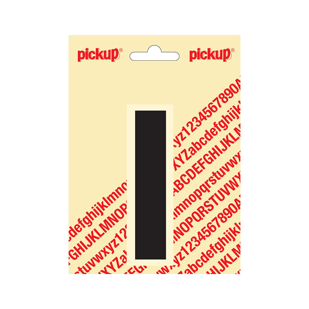 Plakletter Helvetica 100 mm - zwart I - Helvetica - 31202100I - EAN 8711234141088 - zelfklevend vinyl