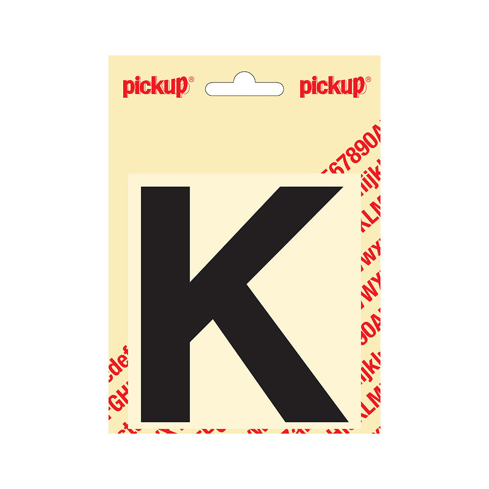 Plakletter Helvetica 100 mm - zwart K - Helvetica - 31202100K - EAN 8711234141101 - zelfklevend vinyl