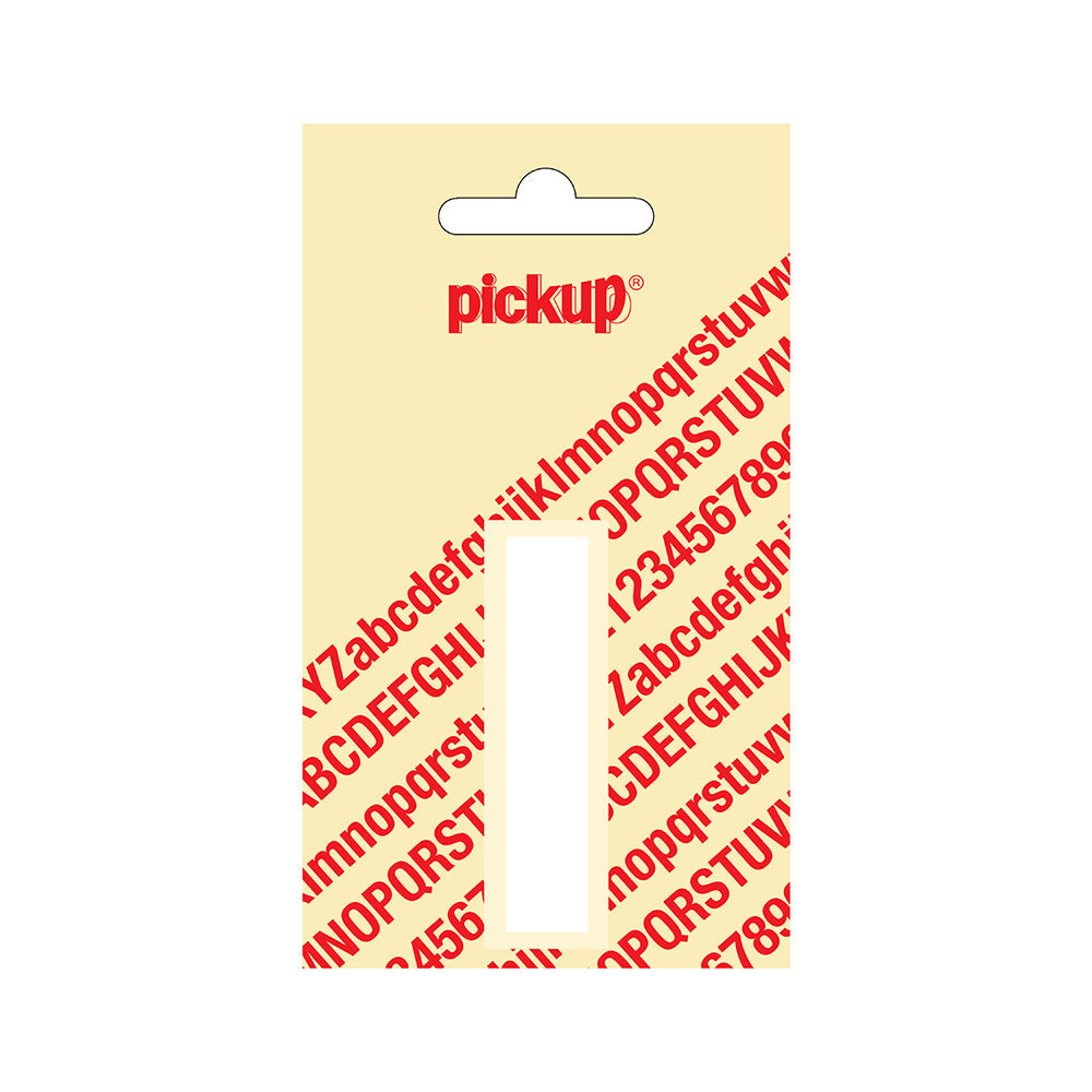 Plakletter Helvetica 60 mm - wit I - Helvetica - 31212060I - EAN 8711234122087 - zelfklevend vinyl