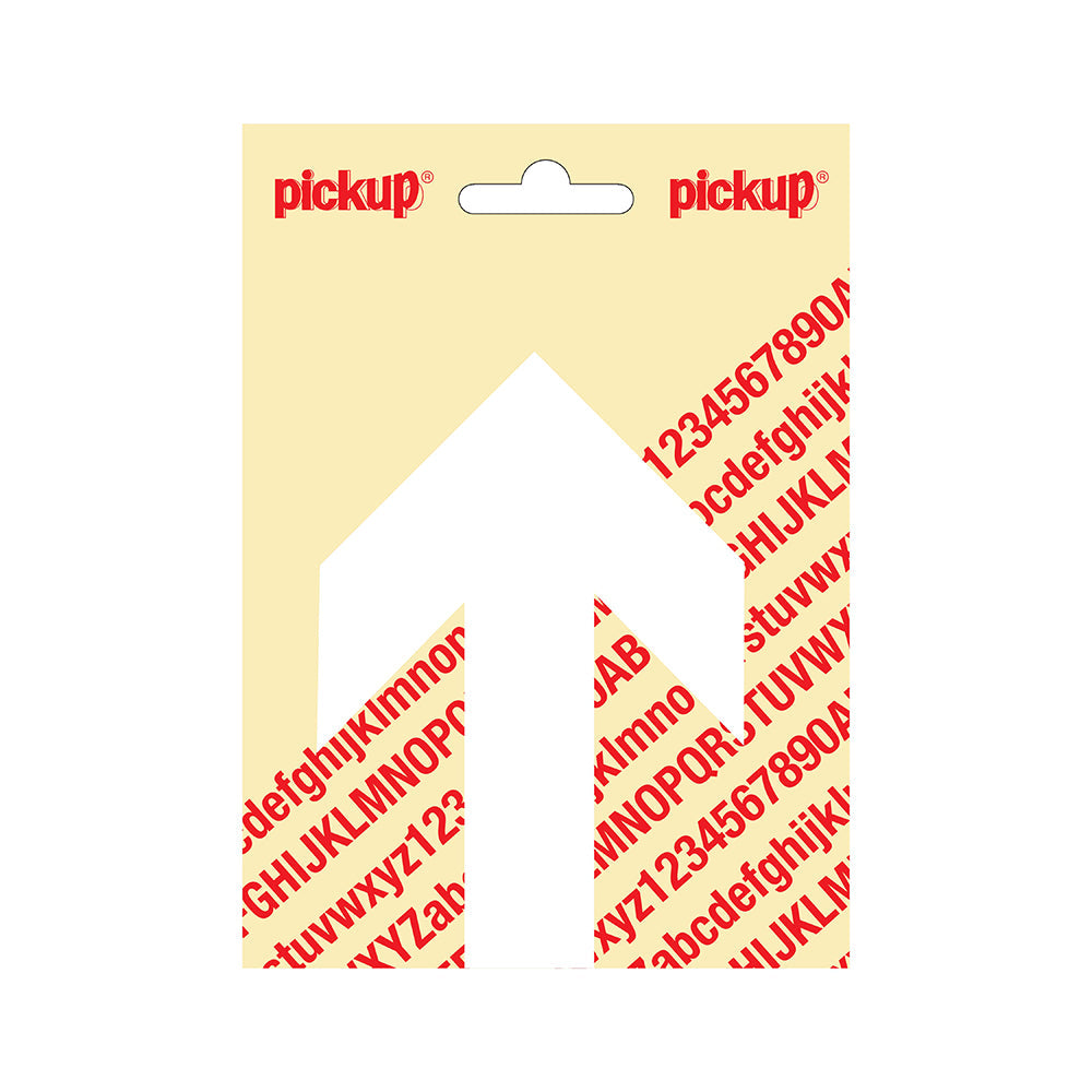 Pijl 80x115 mm wit - Helvetica - 31212080PIJL - EAN 8711234132819 - zelfklevend vinyl