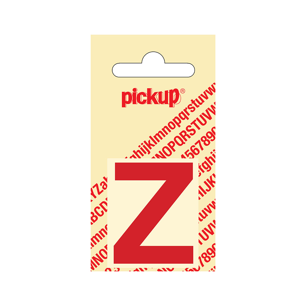Plakletter Helvetica 40 mm - rood Z - Helvetica - 31222040Z - EAN 8711234103253 - zelfklevend vinyl