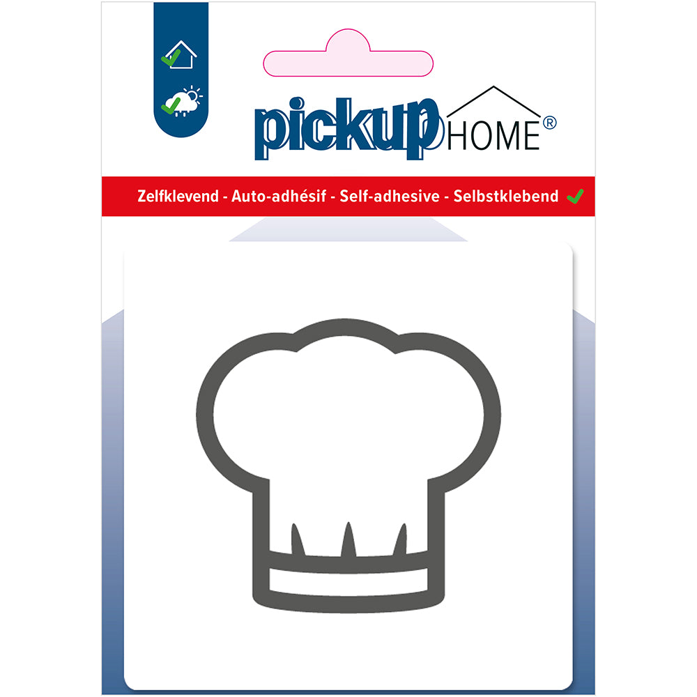 Route Acryl Keuken wit - 9 x 9 cm - 4212090112 - EAN 8711234004475 - zelfklevend acrylaat 3 mm