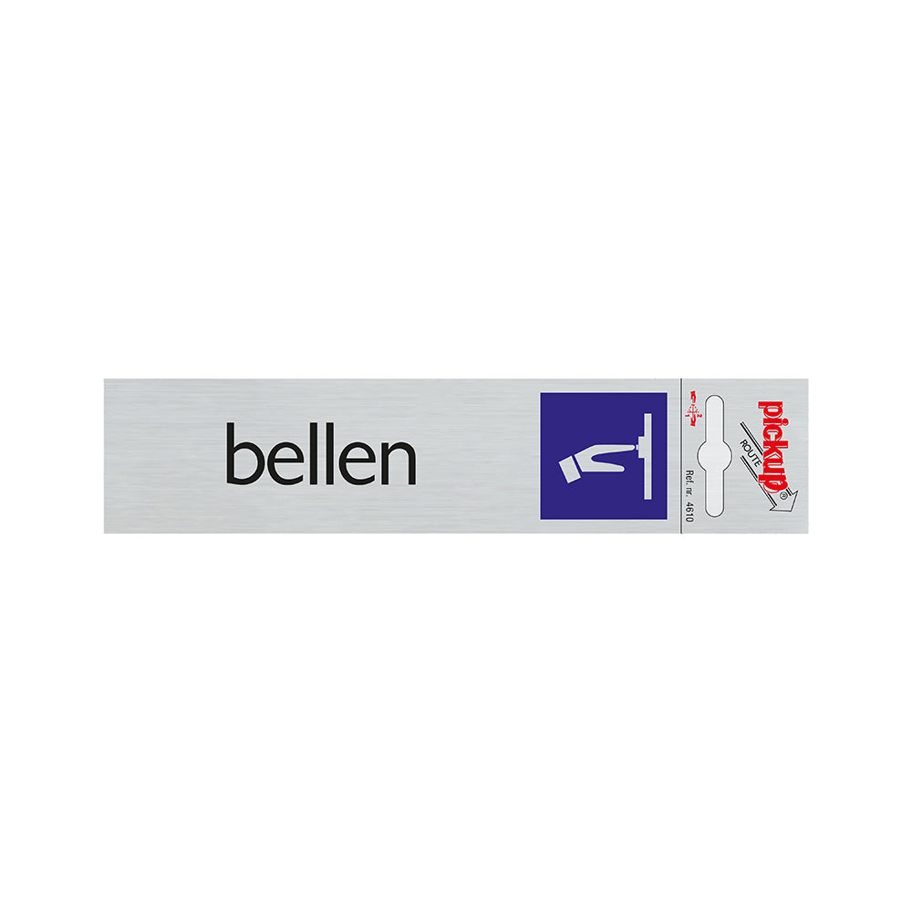 Route Alulook 165x44 mm - Bellen - 4610 - EAN 8711234046109 - zelfklevend kunststof aluminiumlook alulook
