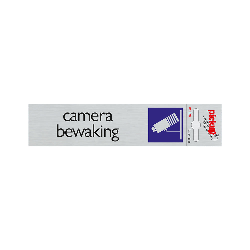 Route Alulook 165x44 mm - Camerabewaking - 4631 - EAN 8711234046314 - zelfklevend kunststof aluminiumlook alulook