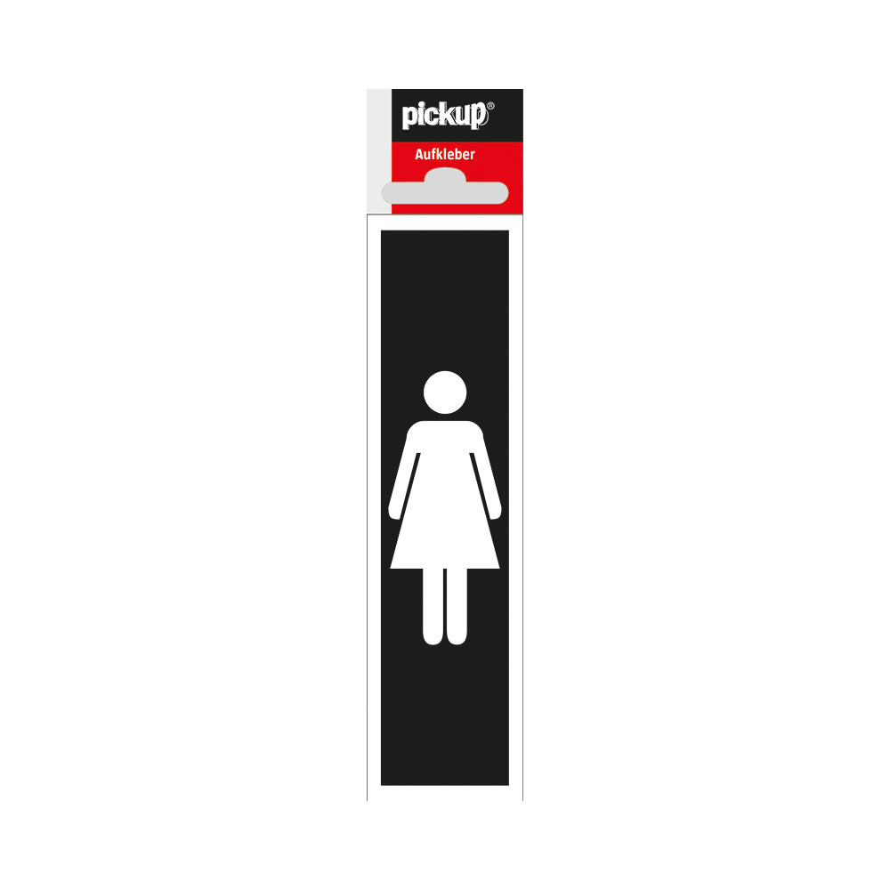 Route Alulook 165x44 mm SYMBOL FRAU 4908091002 EAN 8711234040152 zelfklevend kunststof aluminiumlook alulook Aufkleber Sticker