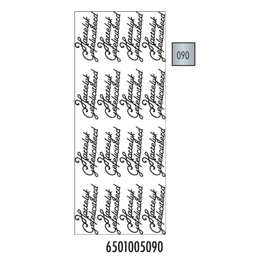 Hobbysticker 005 zilver 6501005090 EAN 8711234415028