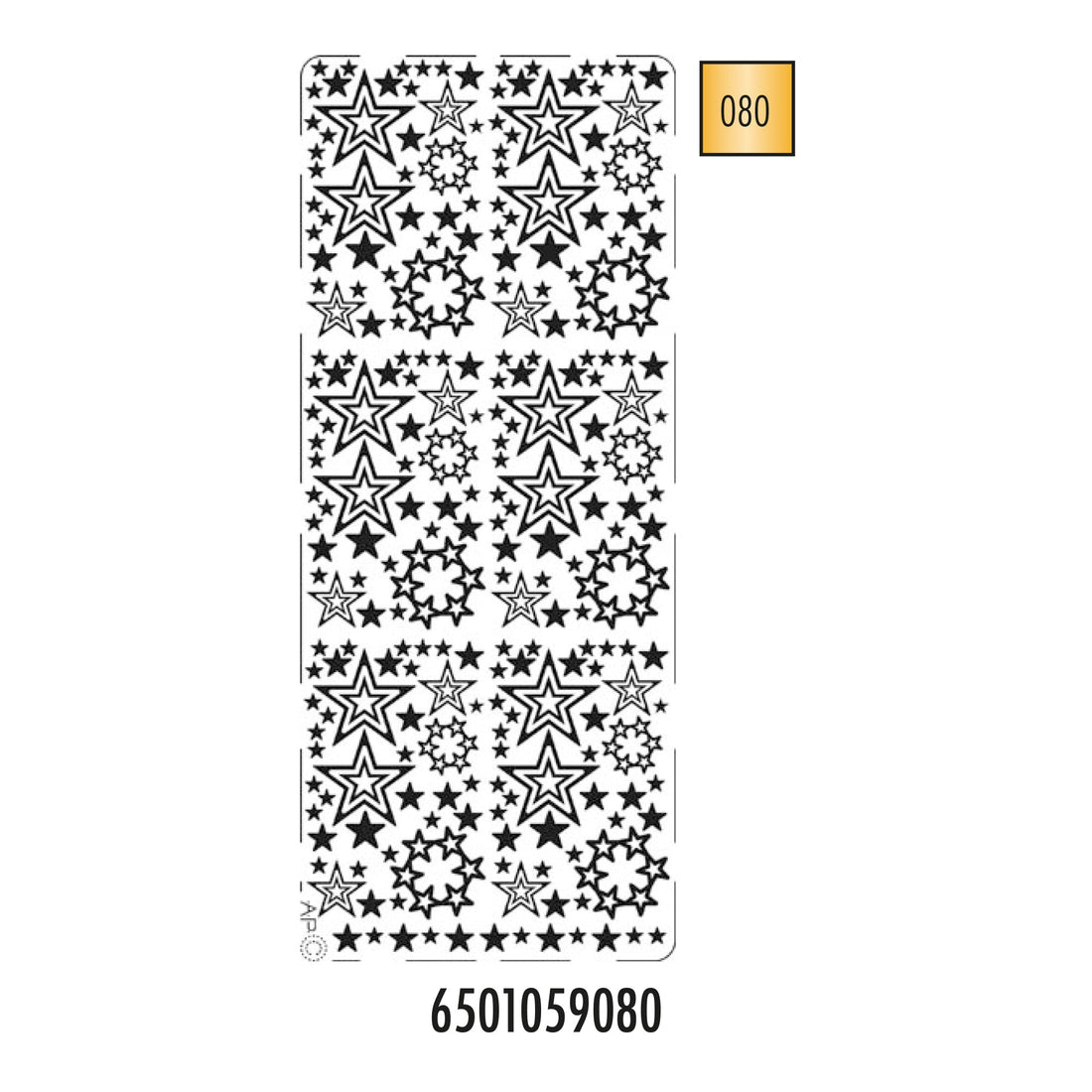 Hobbysticker 059 goud 6501059080 EAN 8711234416094