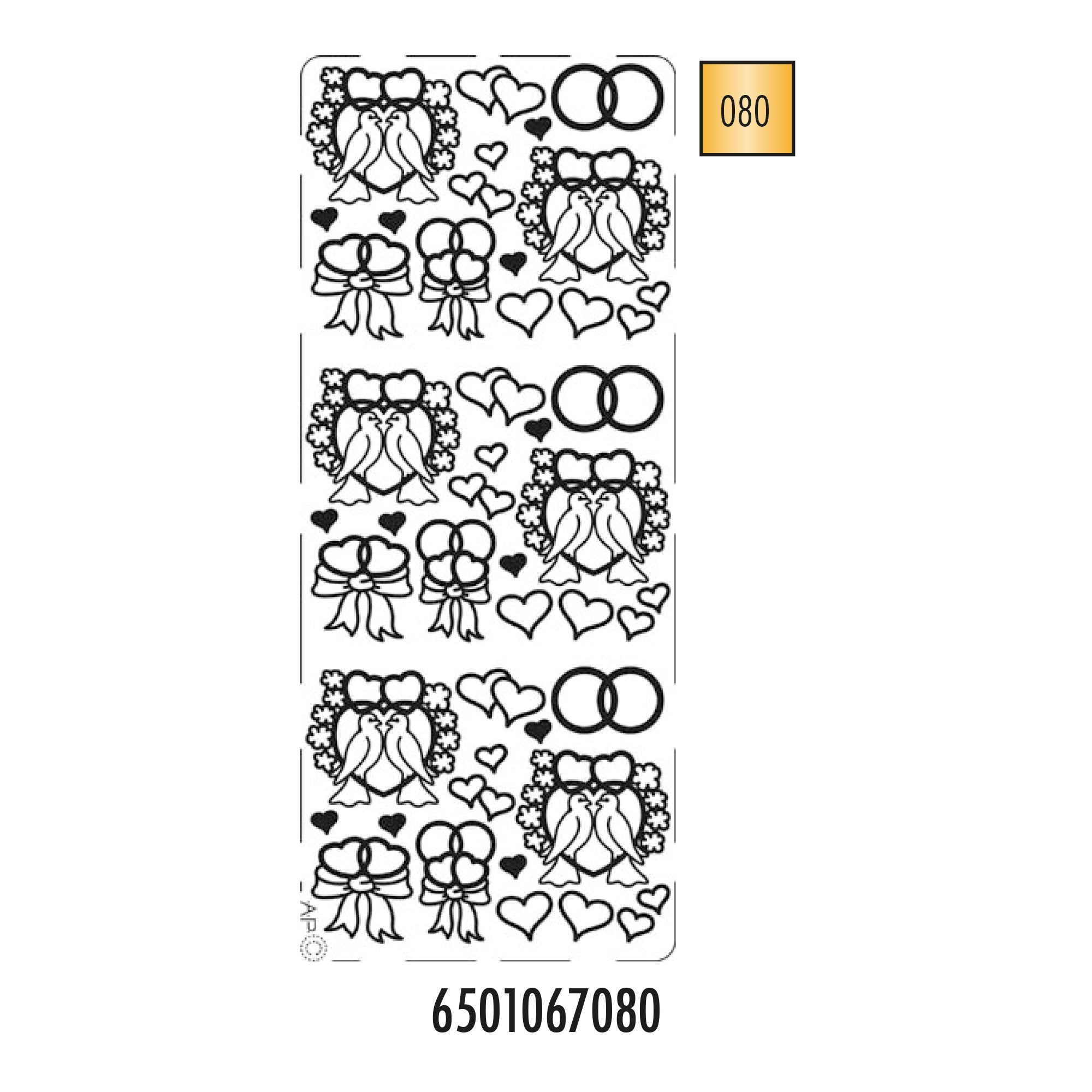 Hobbysticker 067 goud 6501067080 EAN 8711234416261