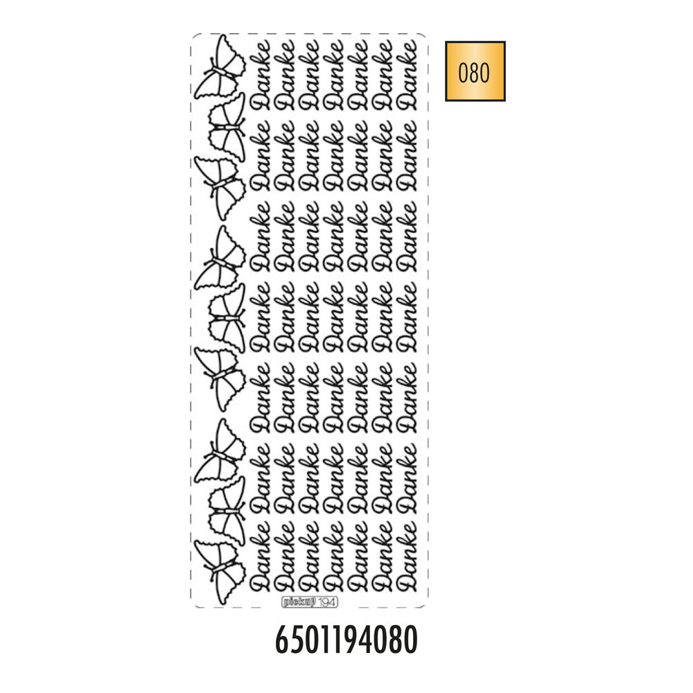 Hobbysticker 194 goud 6501194080 EAN 8711234418135