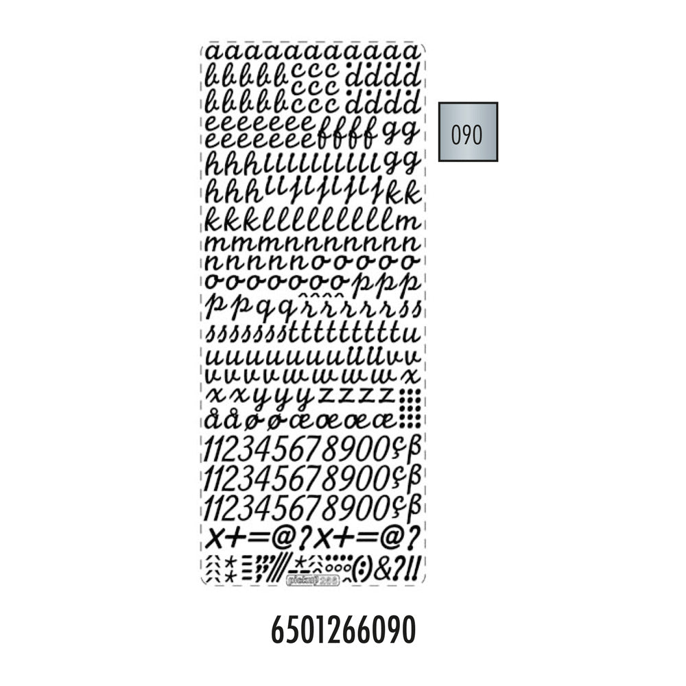 Hobbysticker 266 zilver 6501266090 EAN 8711234419217