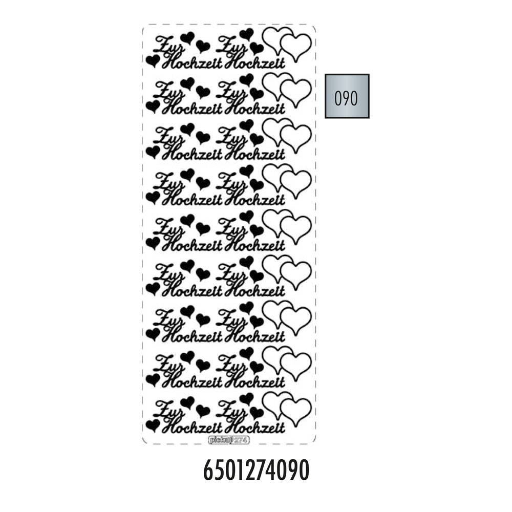 Hobbysticker 274 zilver 6501274090 EAN 8711234419675