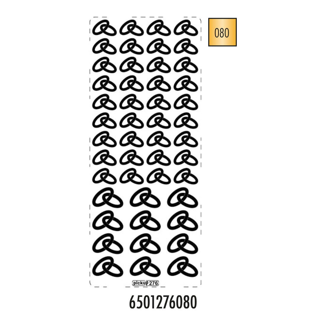 Hobbysticker 276 goud 6501276080 EAN 8711234419705