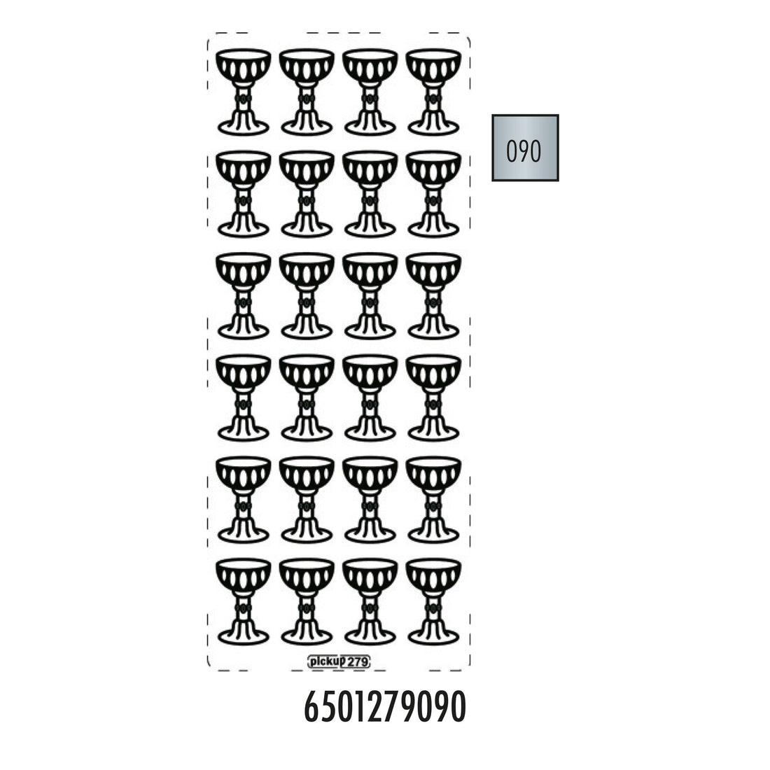 Hobbysticker 279 zilver 6501279090 EAN 8711234419774