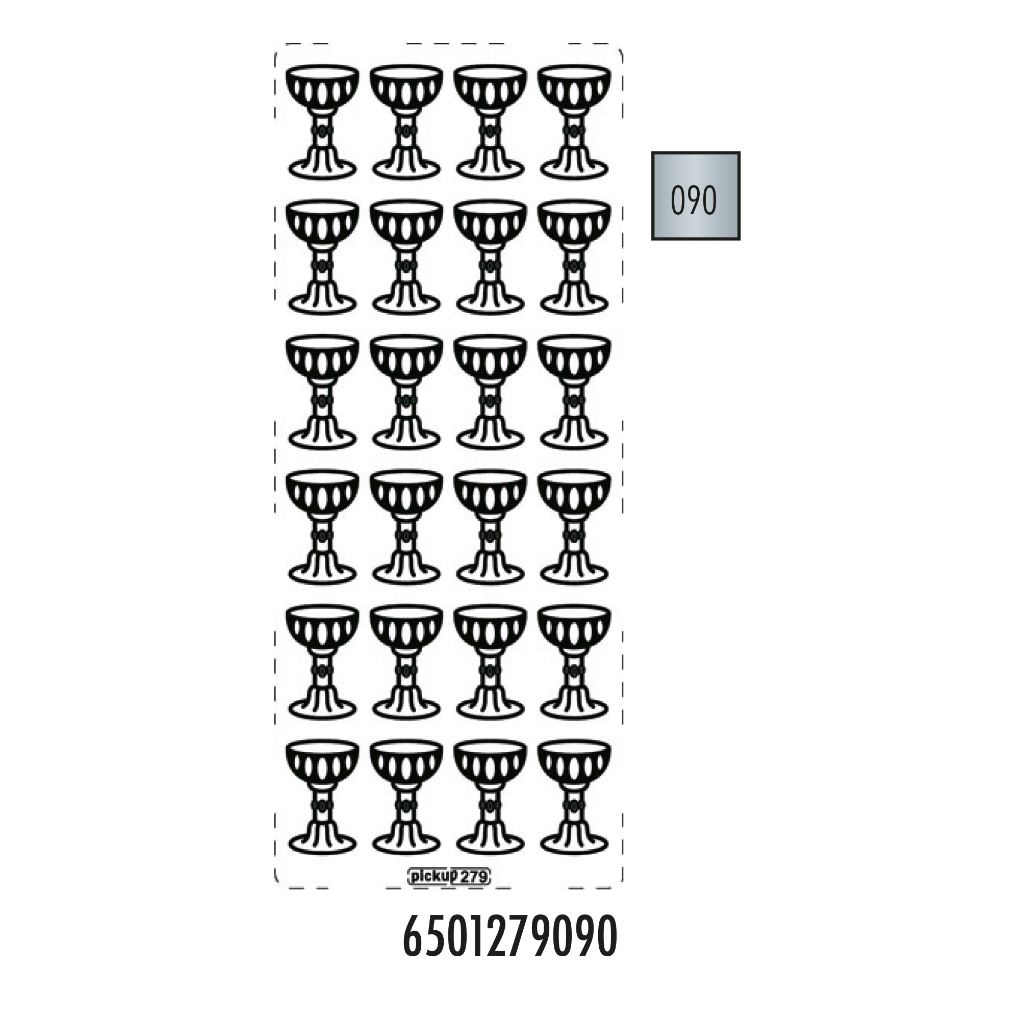 Hobbysticker 279 zilver 6501279090 EAN 8711234419774