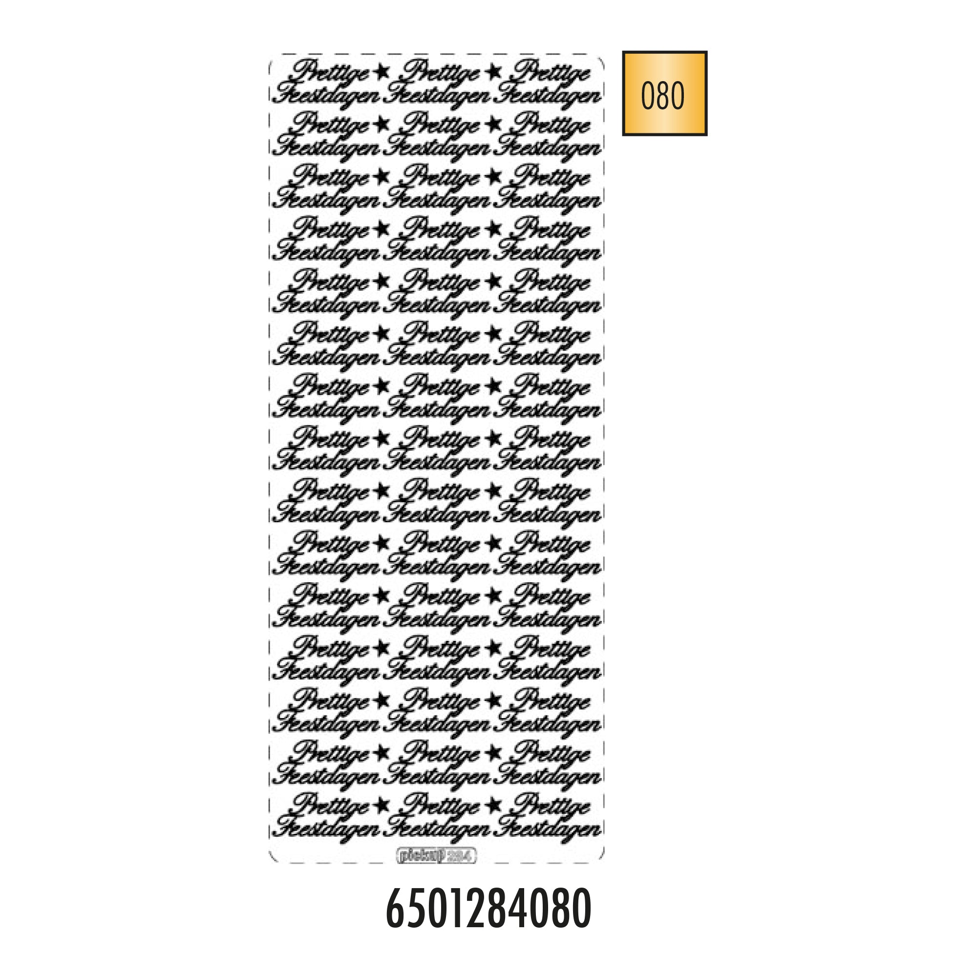 Hobbysticker 284 goud 6501284080 EAN 8711234419866