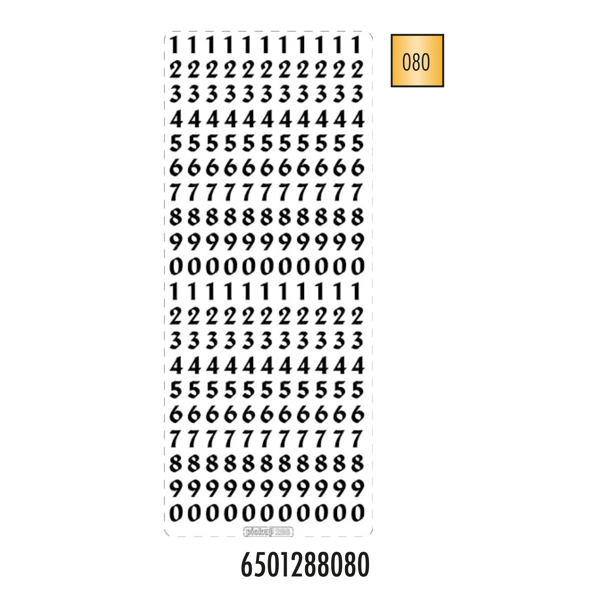 Hobbysticker 288 goud 6501288080 EAN 8711234419965