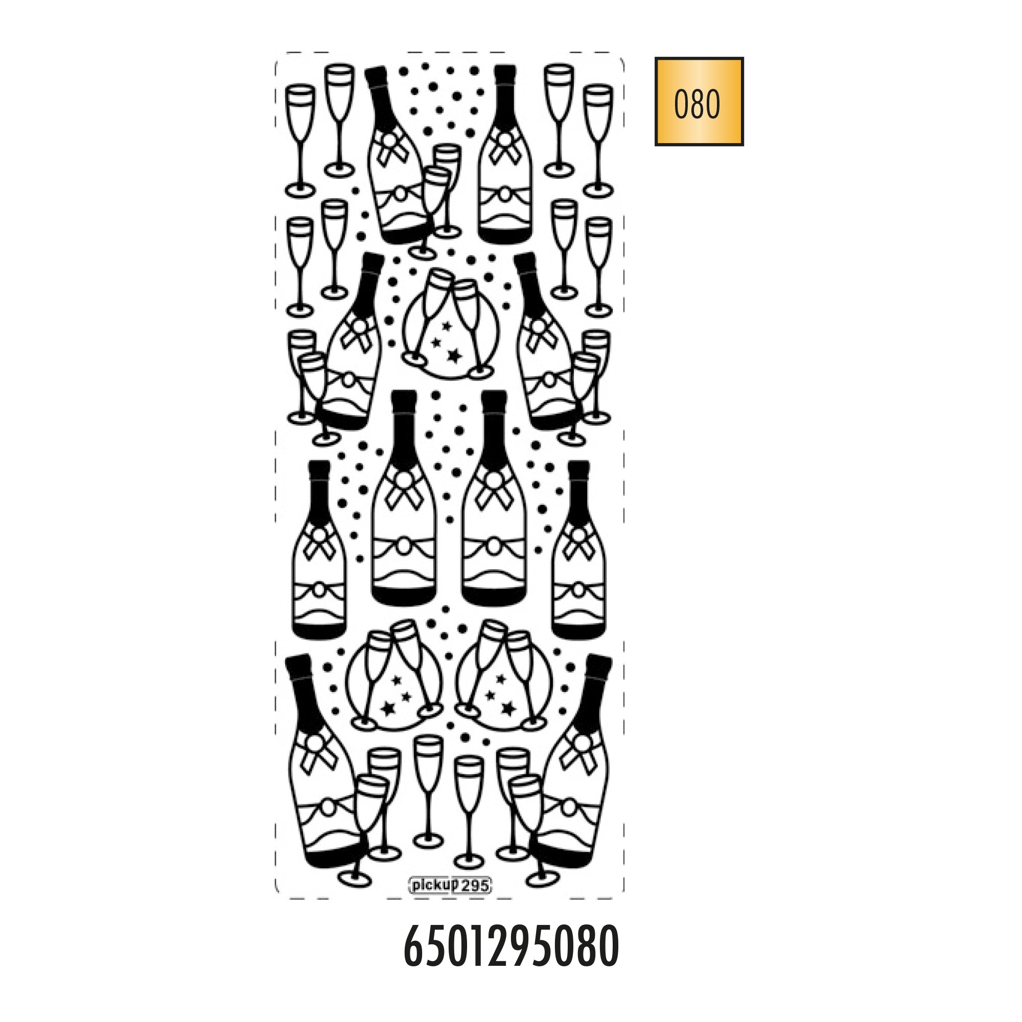 Hobbysticker 295 goud 6501295080 EAN 8711234420107