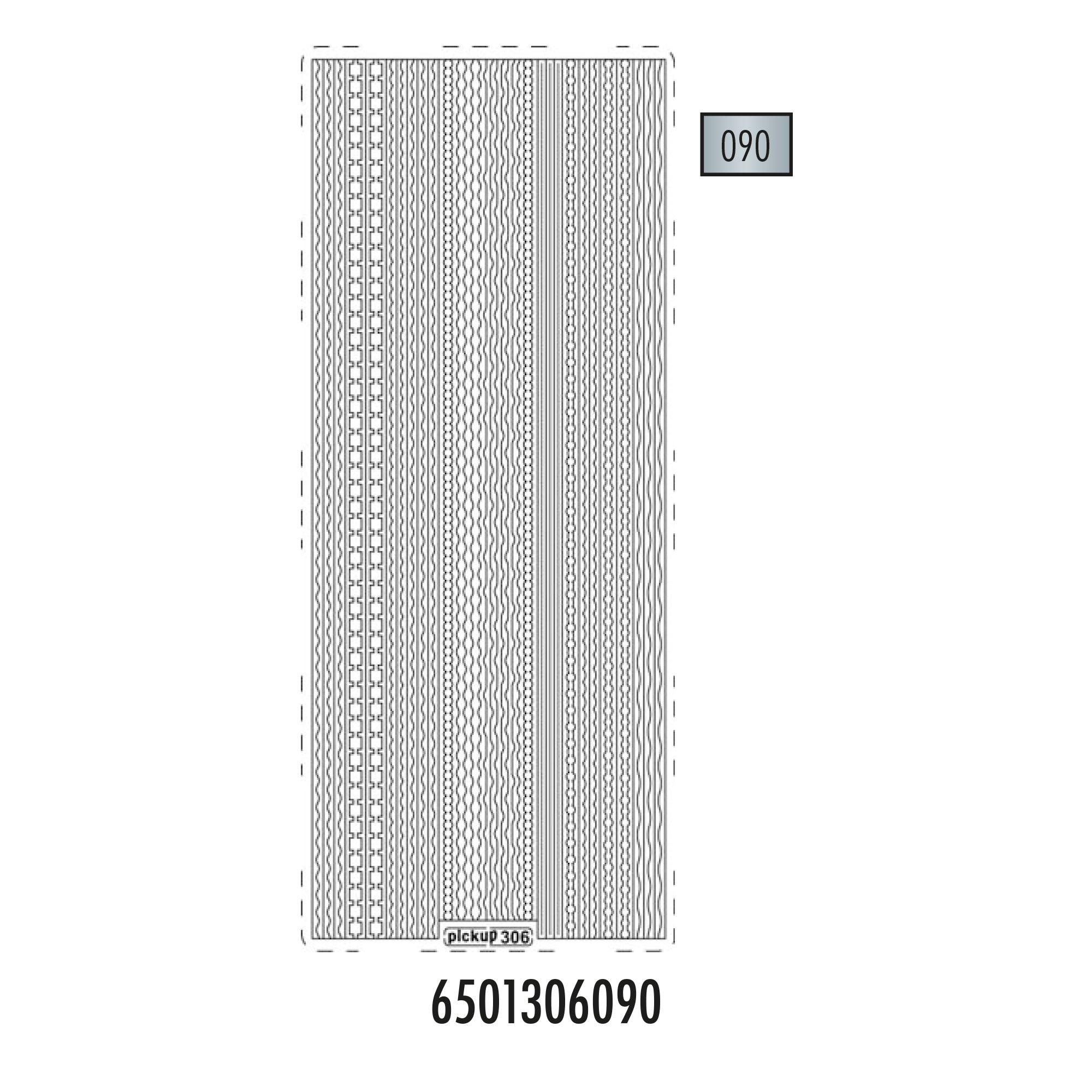 Hobbysticker 306 zilver 6501306090 EAN 8711234420374
