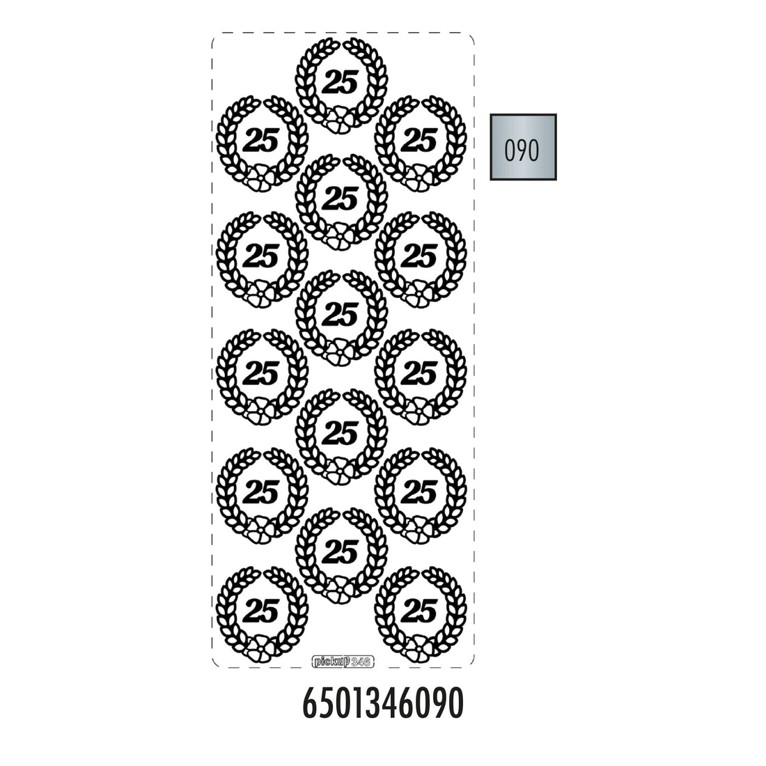 Hobbysticker 346 zilver 6501346090 EAN 8711234403018