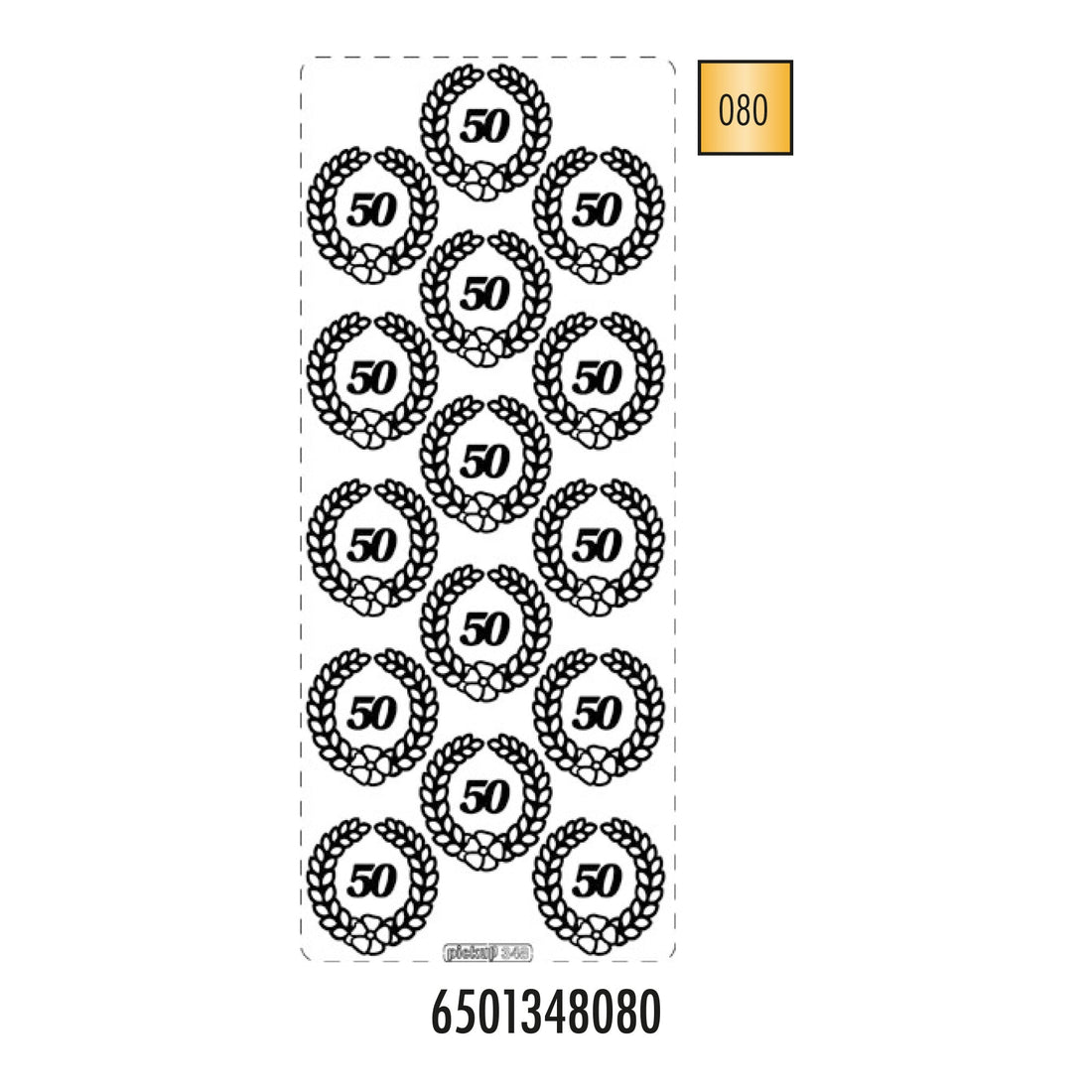 Hobbysticker 348 goud 6501348080 EAN 8711234403032