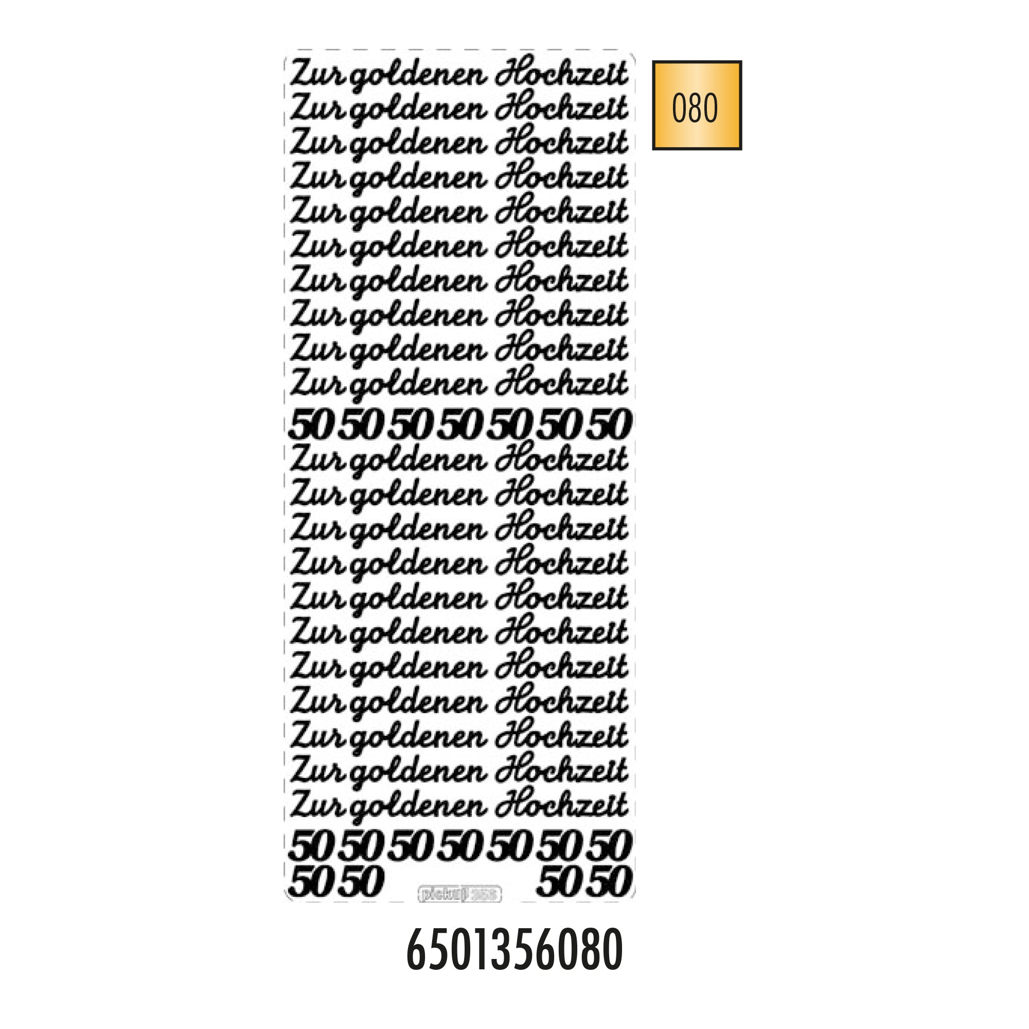 Hobbysticker 356 goud 6501356080 EAN 8711234403209