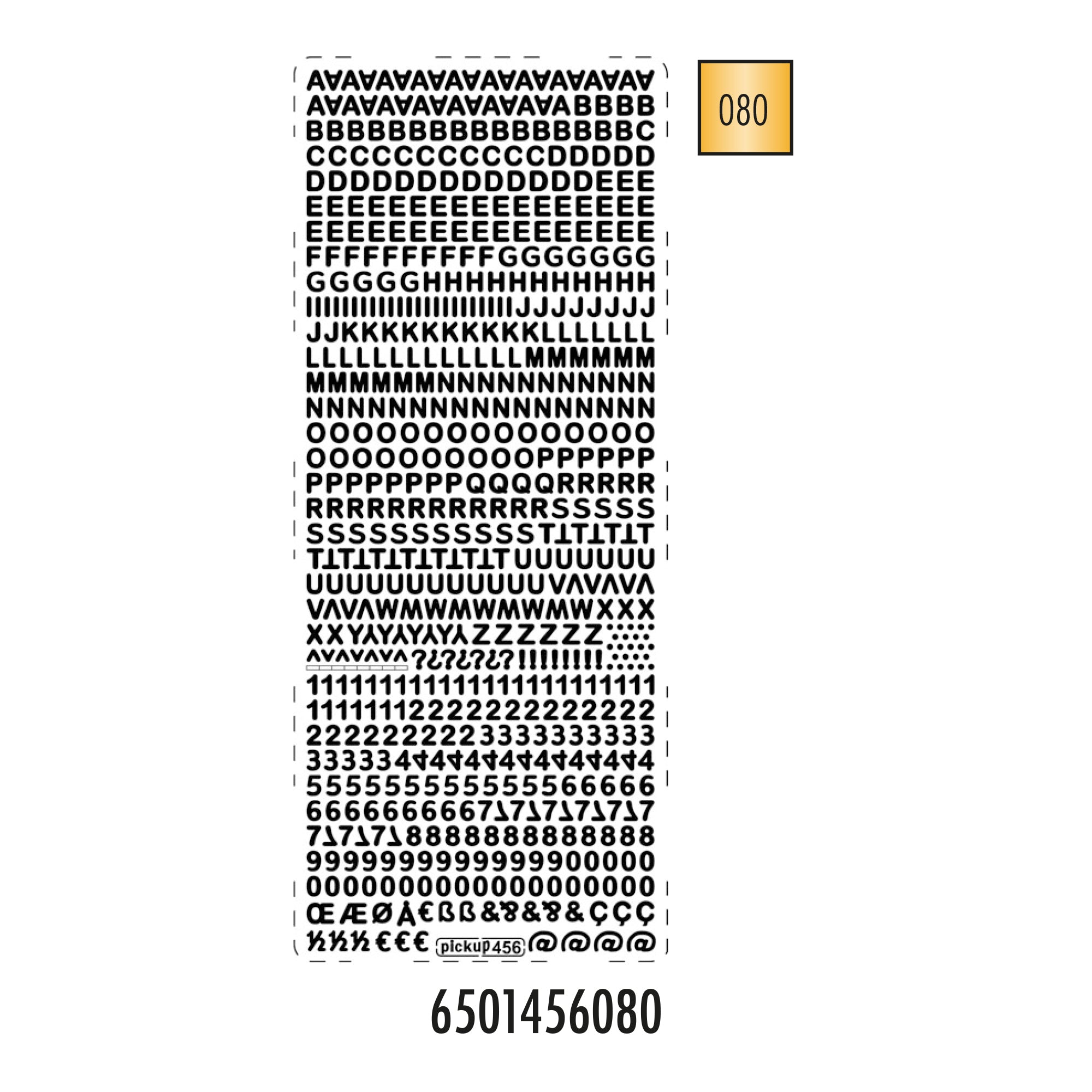 Hobbysticker 456 goud 6501456080 EAN 8711234504067