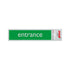 Route Alulook 165x44 mm - Entrance - 6820 - EAN 8711234068200 - zelfklevend kunststof aluminiumlook alulook