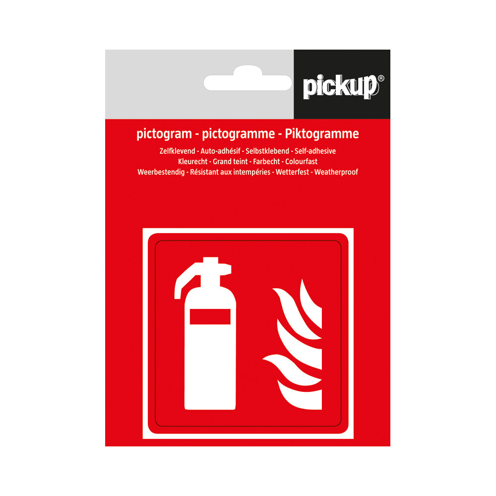 Pictogram Aufkleber 75x75 mm Feuerloscher P690-8 EAN 8711234339515