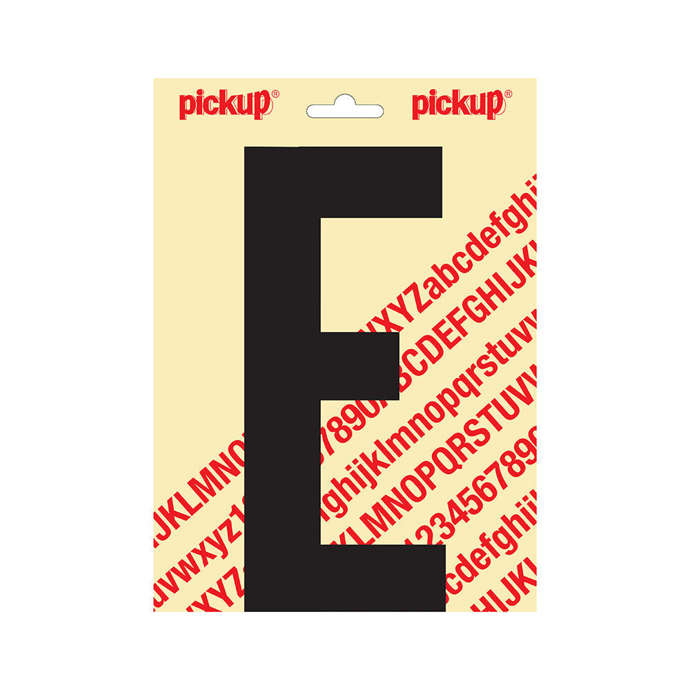 Plakletter Nobel 200mm zwart E - Nobel - 31002200E - EAN 8711234251046 - zelfklevend vinyl