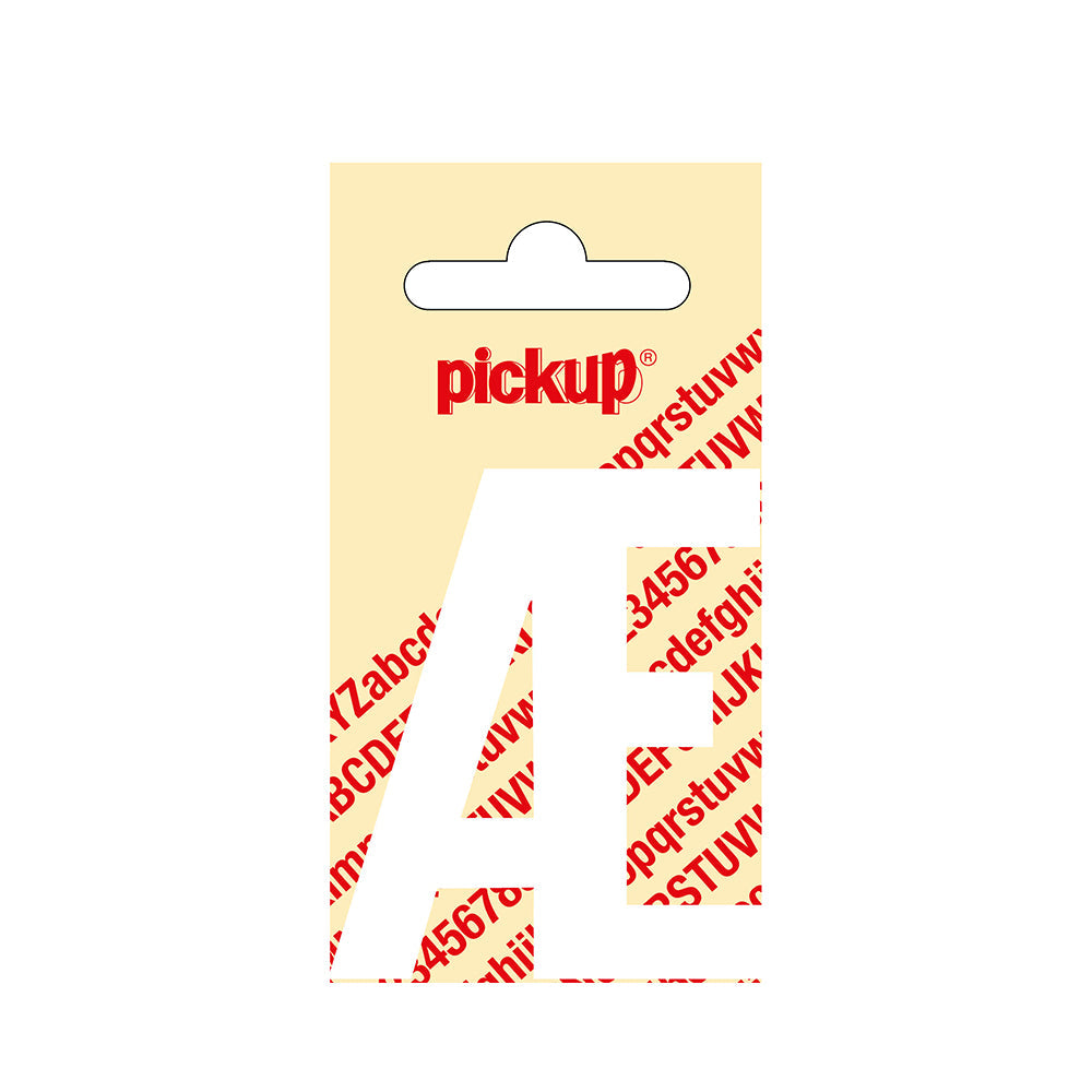 Plakletter Nobel 60 mm wit AE - Nobel - 31012060AE - EAN 8711234211804 - zelfklevend vinyl