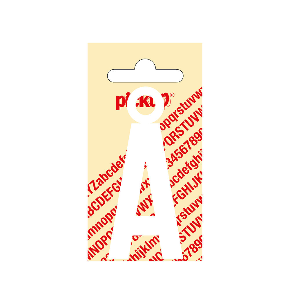 Plakletter Nobel 60 mm wit Å - Nobel - 31012060AO - EAN 8711234211842 - zelfklevend vinyl