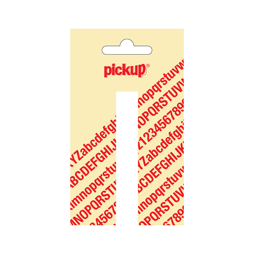 Plakletter Nobel 90 mm wit I - Nobel - 31012090I - EAN 8711234222084 - zelfklevend vinyl