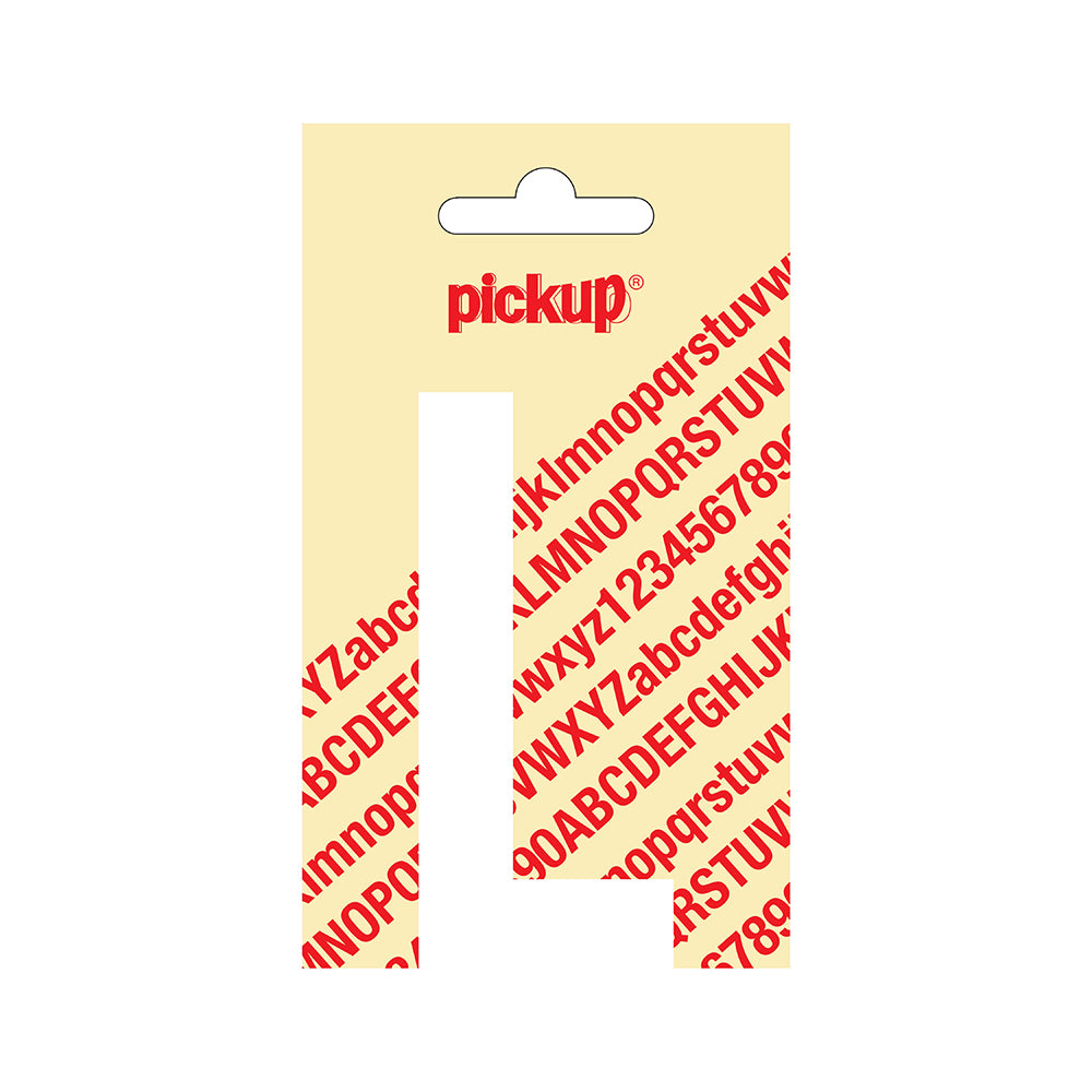 Plakletter Nobel 90 mm wit L - Nobel - 31012090L - EAN 8711234222114 - zelfklevend vinyl