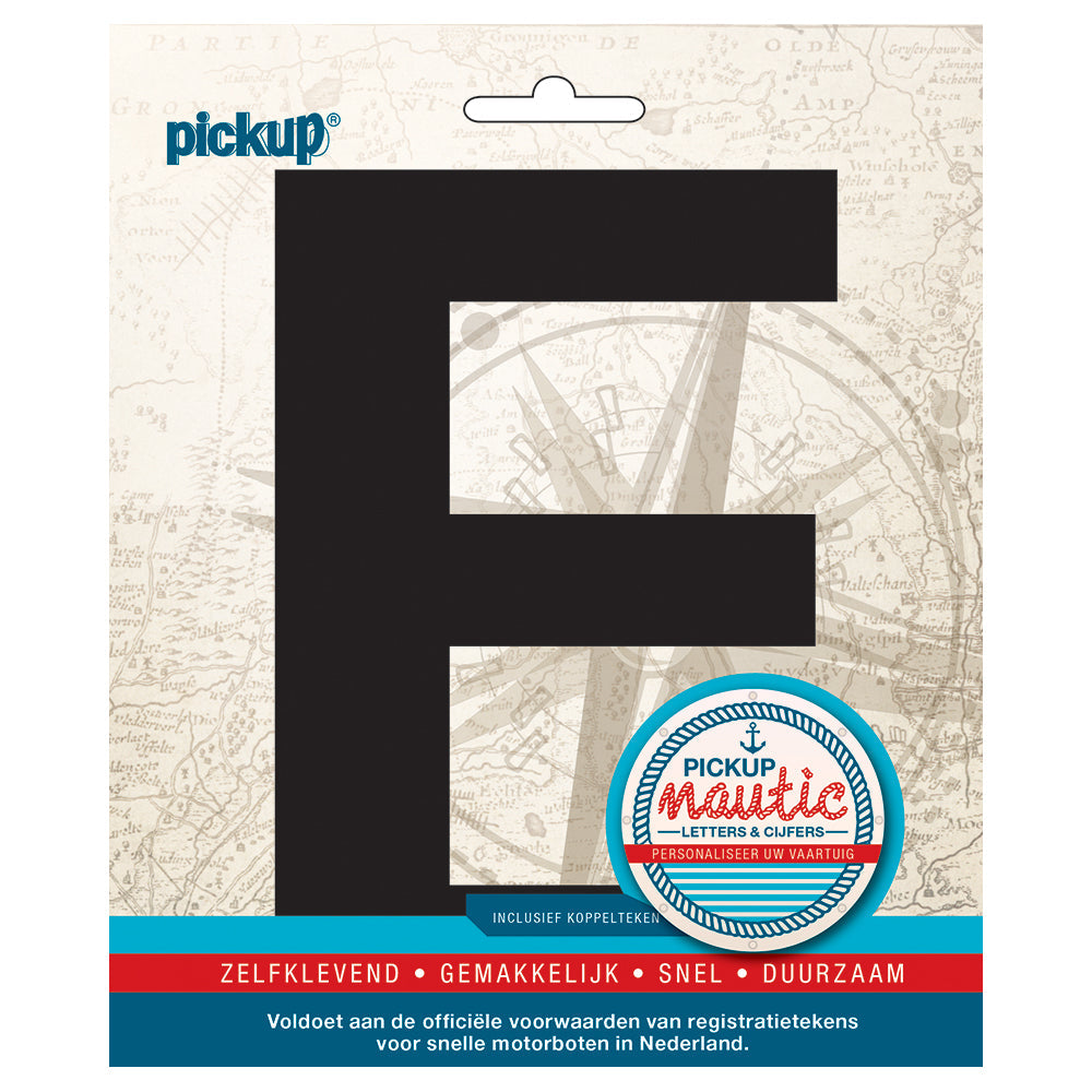 Nautic plakletter 150mm zwart E - zwart E 31402150E - EAN 8711234061331 - zelfklevend vinyl zelfklevend vinyl lettertype geschikt voor nautische toepassingen haven zeilboten motorboten schepen pleziervaart