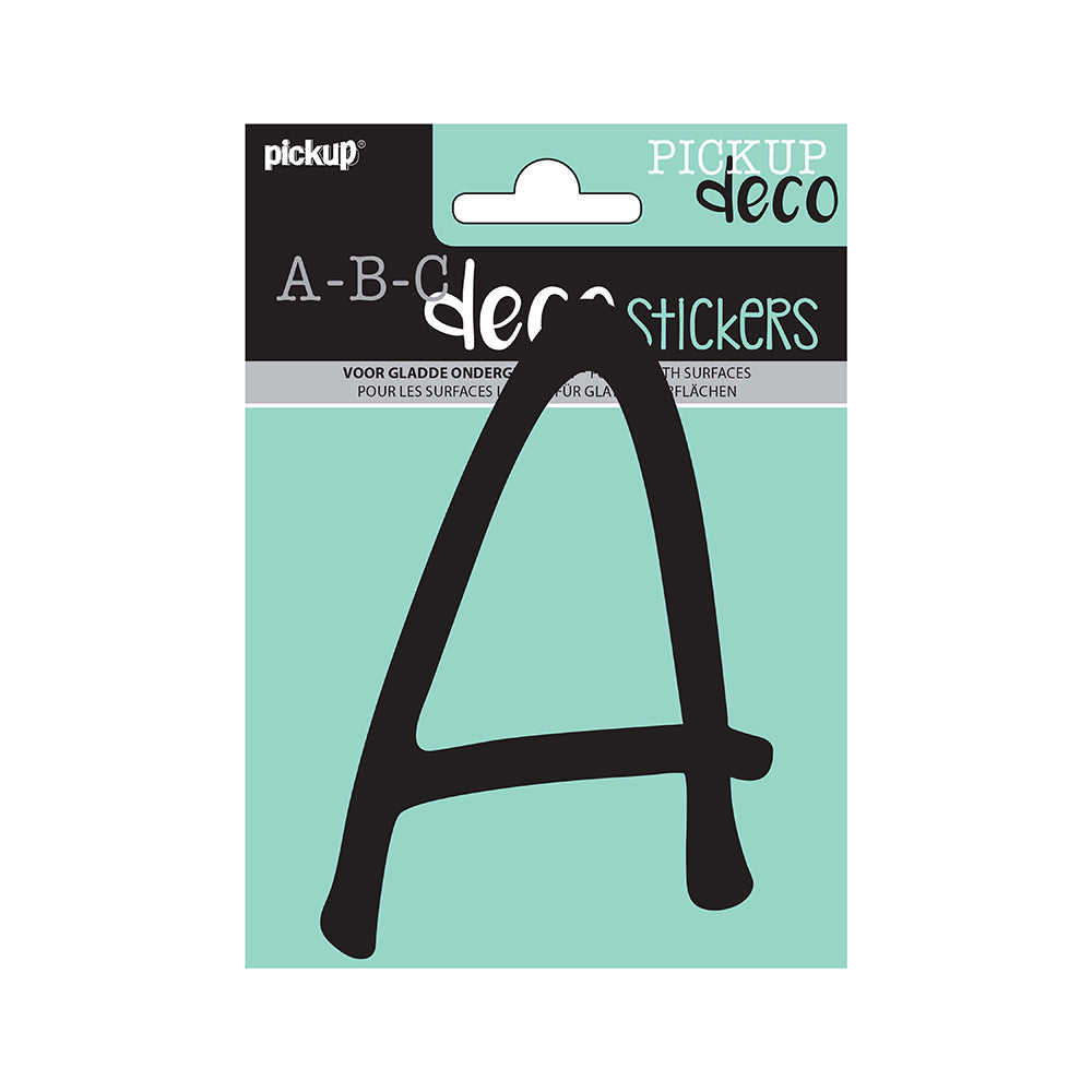 Decoletter Lynn 120 mm - zwart A decoratief lettertype voor binnen- en buiten 32502120A - EAN 8711234003546 - zelfklevend vinyl