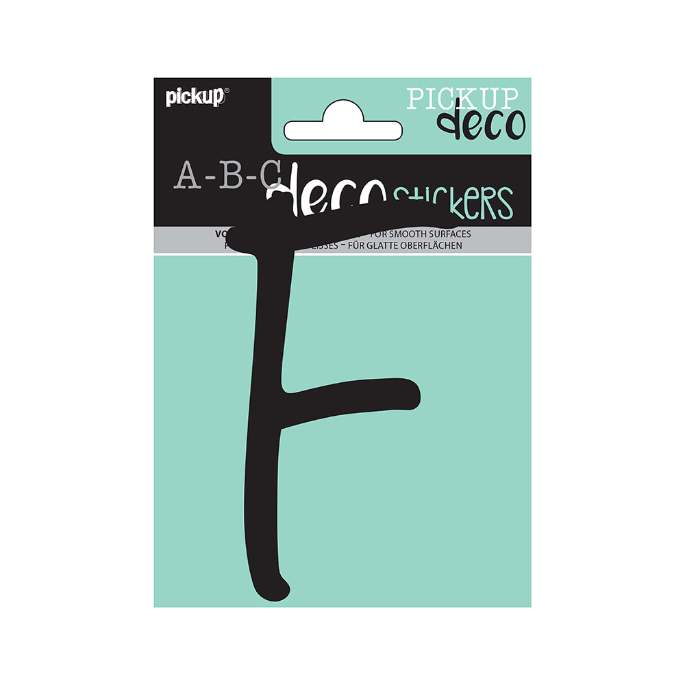 Decoletter Lynn 120 mm - zwart F decoratief lettertype voor binnen- en buiten 32502120F - EAN 8711234003591 - zelfklevend vinyl