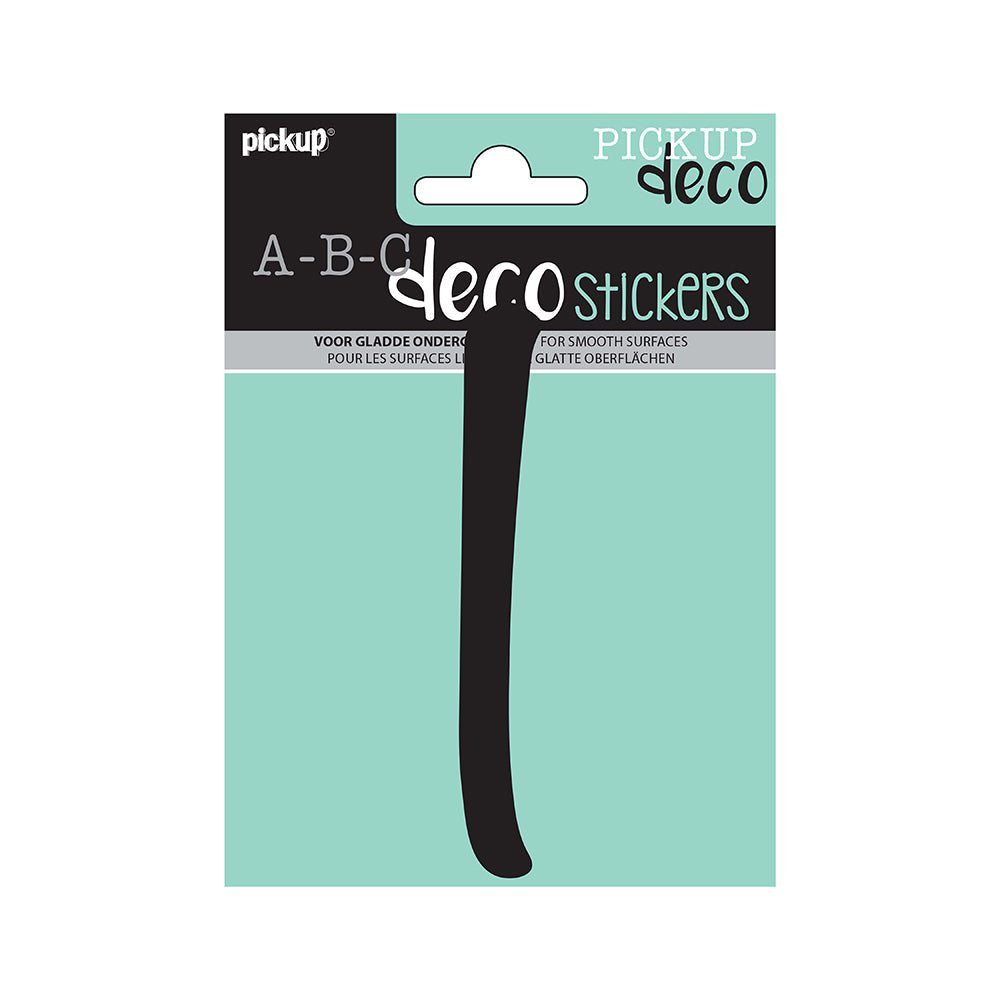 Decoletter Lynn 120 mm - zwart I decoratief lettertype voor binnen- en buiten 32502120I - EAN 8711234003621 - zelfklevend vinyl