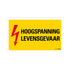 Bord 330x200 mm - Hoogspanning levensgevaar - 1270332751 - EAN 8711234127693 - hard kunststof polystyreen 1,5 mm