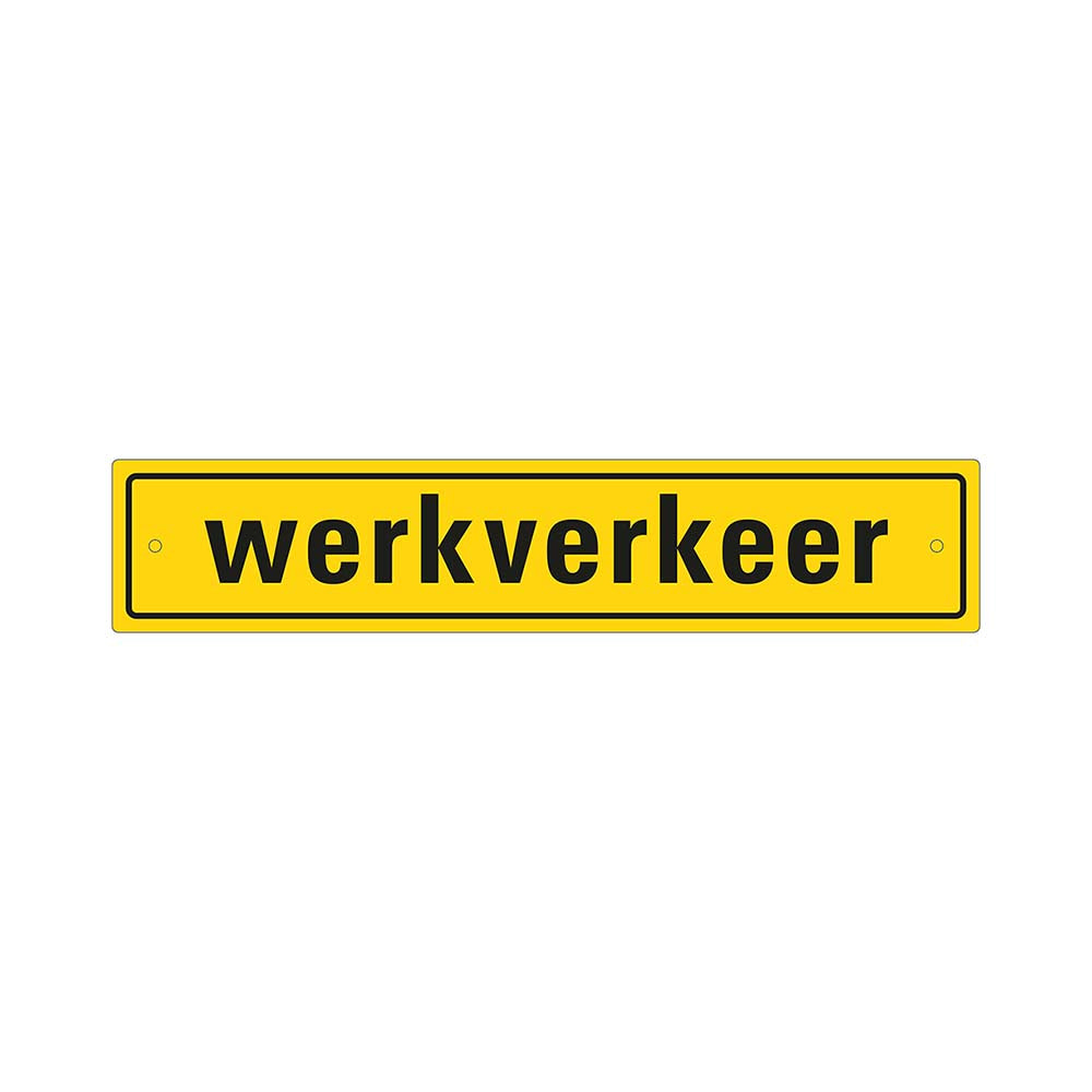 Pickup Bord 400x80 mm werkverkeer - reflecterend klasse 1- zuignapjes - 1271400002 - EAN 8711234006226 - hard kunststof polystyreen 1,5 mm - geel